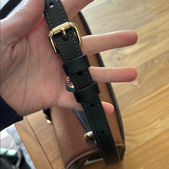 Coach Brown and Tan Crossbody Bag with Signature Monogram- LIKE NEW - Picture 5 of 6